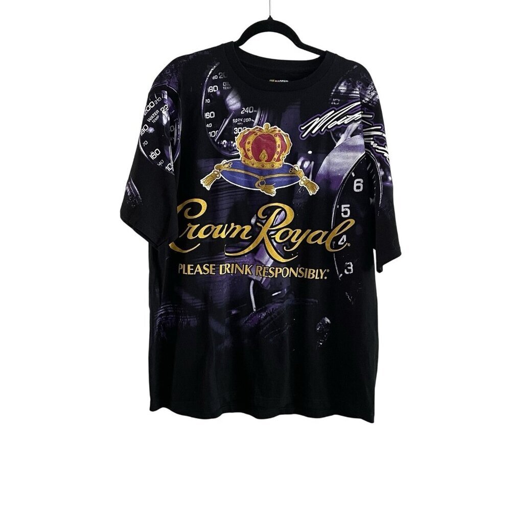 NASCAR #17 Matt Kenseth CROWN ROYAL Men XL Roush Fenway Racing Graphic T-shirt